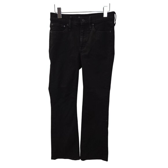 J. Crew Billie Demi Boot Cut Jeans in Black Size 27 - Picture 1 of 8